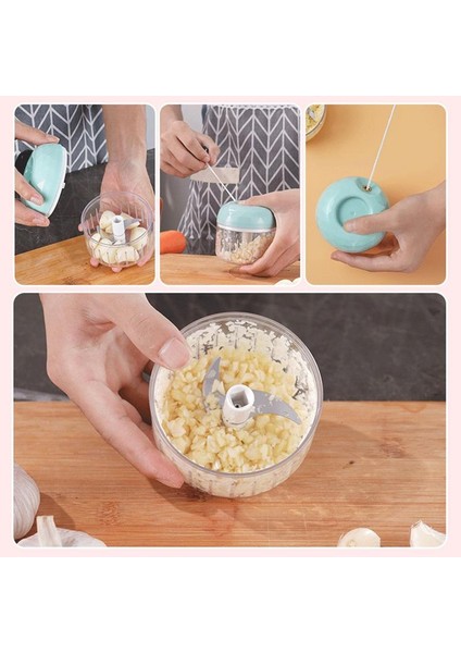 Yeşil Mini Sarımsak Kıyıcı Manuel Soğan Zencefil Kıyıcı Taşınabilir Mutfak Robotu Sebze Öğütücü Kesici Kıyma Kırıcı Mutfak Gereçleri (Yurt Dışından) indirimleri