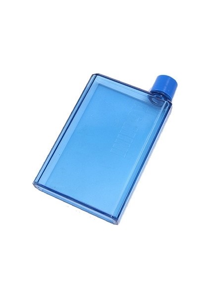 Mavi A6-350ML A5 A6 Kağıt Bardak Botlte Düz Su Şişesi Bpa Ücretsiz Şeffaf Kitap Taşınabilir Kağıt Pedi Su Şişesi Düz Içecekler Su Isıtıcısı Dizüstü Şişe (Yurt Dışından)