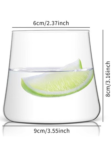 Şeffaf 300ML 300ML Yüksek Güzellik, Yüksek Borosilikat, Yüksek Sıcaklığa Dayanıklı Cam Bardak, Ev Fuji Dağ Kupası, Su Bardağı, Cam Bardak (Yurt Dışından)