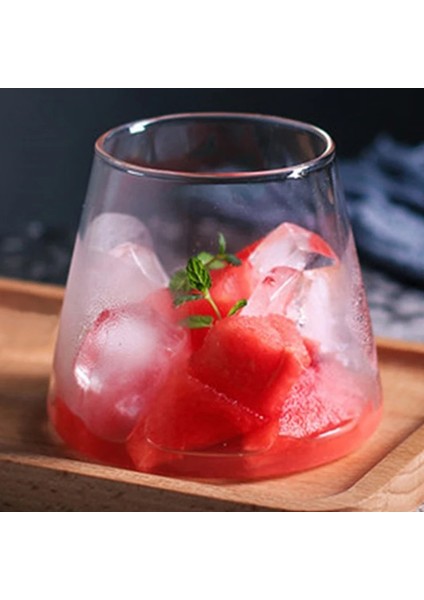 Şeffaf 300ML 300ML Yüksek Güzellik, Yüksek Borosilikat, Yüksek Sıcaklığa Dayanıklı Cam Bardak, Ev Fuji Dağ Kupası, Su Bardağı, Cam Bardak (Yurt Dışından)