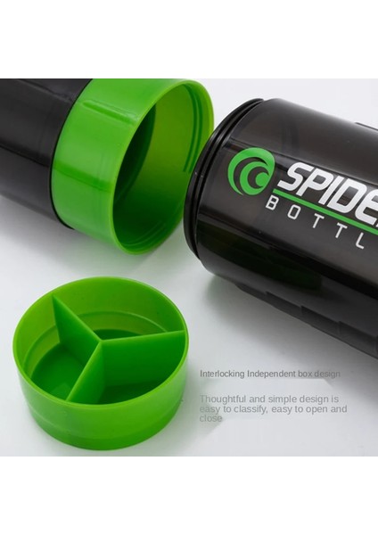 Sarı 501-600ML Toz Shaker Kupası 3 Katlı Shaker Protein Şişesi Büyük Kapasiteli Su Şişesi Plastik Karıştırma Kabı Vücut Geliştirme Egzersiz Şişesi (Yurt Dışından) fırsatları