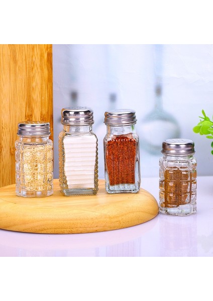 B Mini Biber Sharkers Cam Baharat Şişesi Piknik Barbekü Açık Pişirme Aracı Mutfak Tuz Kavanoz Baharat Şişesi (Yurt Dışından) fırsatları