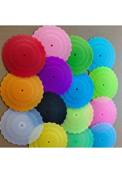 Stil 4 Silikon Kap Kapağı Gıda Sınıfı Toz Geçirmez Emme Kapağı Çay Kahve Kapağı Isıya Dayanıklı Sızdırmaz Mühürlü Kapaklar Kap (Yurt Dışından) modelleri