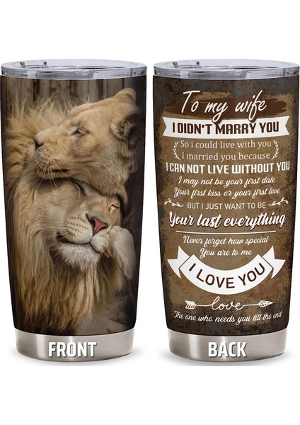 Stil 9 20OZ Aslan Vahşi Hayvanlar Desen Tumbler Kapaklı Bardak, Paslanmaz Çelik Çift Duvar Vakum Termos Yalıtımlı Seyahat Kahve Kupa (Yurt Dışından) fiyatları