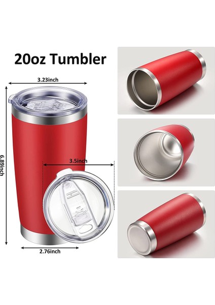 Açık Mavi 1 Adet 1/2/5 Adet 20 Oz Paslanmaz Çelik Şarap Bardakları Kapaklı Mat Sıska Bardak Çift Duvar Yalıtımlı Su Kahve Bardağı Bardak (Yurt Dışından) fırsatları