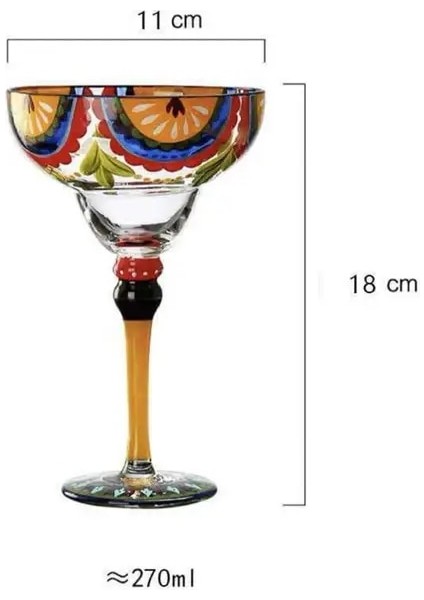 02 Yaratıcı Margarita Kokteyl Cam Kadeh Bardak Kurşunsuz Ev Bar Düğün Parti El Yapımı Renkli Yaratıcı Şarap Bardakları Yeni (Yurt Dışından)