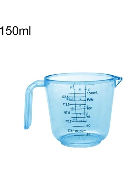 BLUE150ML 150/300/600ML Kolu Su Süt Yumurta Ölçeği Ölçüm Kabı Kupa Ölçüm Aracı Ölçme Aletleri Terazi Ölçme Bardak Sürahiler (Yurt Dışından)