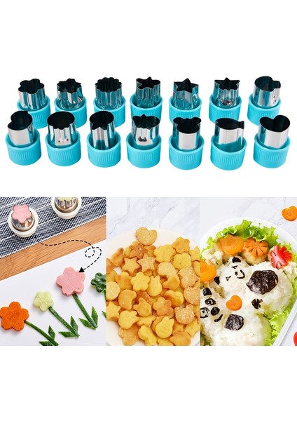 L Çerez Kesiciler Yıldız Kalp Sebze Kesici Plastik Saplı Taşınabilir Pişirme Araçları Paslanmaz Çelik Meyve Kesme Die Mutfak Alet (Yurt Dışından) fırsatları