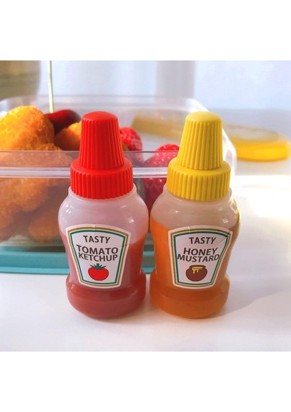 2 Adet Mini Domates Ketçap Şişesi Taşınabilir Küçük Sos Kabı Güzel Seyahat Piknik Salata Şişeleri Ev Mutfak Bar Malzemeleri (Yurt Dışından) fırsatları