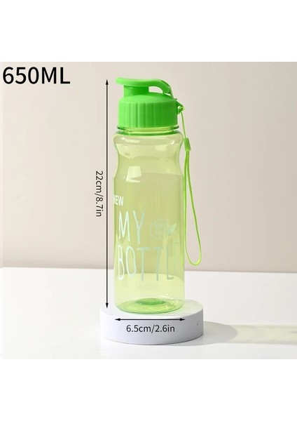 Yeşil 2l 2 Litre Saman Plastik Su Şişesi Büyük Taşınabilir Seyahat Şişe Spor Fitness Fincan Yüksek Değer Büyük Yağ Fincan Yetişkin Evrensel (Yurt Dışından)