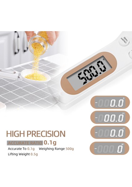 Siyah Dijital Mutfak Terazisi, LCD Ekran 1g/0.1oz Hassas Paslanmaz Çelik Gıda Ölçeği Pişirme Pişirme Tartı Elektronik (Yurt Dışından) fiyatları