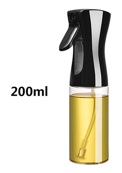 200ML Siyah 200ML 300ML Yağ Spreyi Şişesi Mutfak Pişirme Zeytinyağı Dağıtıcı Kamp Barbekü Pişirme Sirkesi Soya Sosu Püskürtücü Kapları Gadget (Yurt Dışından)