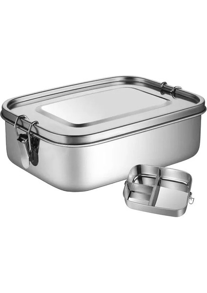 1200 ml 3 Izgara 1/2/3 Izgaralar 304 Paslanmaz Çelik Öğle Yemeği Kutusu Gıda Kabı Bento Kutusu Üst Sınıf Aperatif Saklama Bölmesi Öğle Yemeği Kutusu Mutfak Eşyaları (Yurt Dışından)