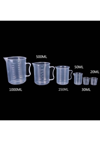 20ML 1000ML Mutfak Ölçüm Kabı Premium Şeffaf Terazi Silikon Reçine Tutkal Dıy Aracı Takı Yapmak Pratik Sapları Ölçüm Aracı (Yurt Dışından)