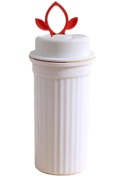 Beyaz 350 M Su Şişesi Plastik Su Bardağı Telefon Tutucu Tasarım Kahve Fincanı Bardak Kapaklı Sızdırmazlık Kahve Süt Suyu Bardağı Içme Bardağı (Yurt Dışından) fiyatları