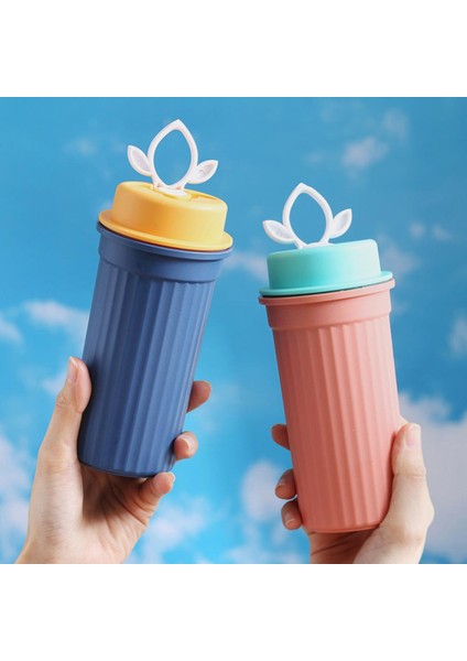 Beyaz 350 M Su Şişesi Plastik Su Bardağı Telefon Tutucu Tasarım Kahve Fincanı Bardak Kapaklı Sızdırmazlık Kahve Süt Suyu Bardağı Içme Bardağı (Yurt Dışından) modelleri