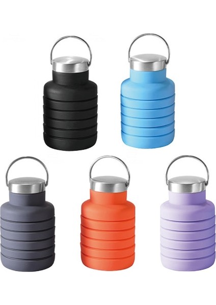 Mavi Gxma 500 ml Taşınabilir Silikon Geri Çekilebilir Katlanır Kapaklı Bardak Teleskopik Katlanabilir Içme Bardağı Açık Seyahat Su Bardağı (Yurt Dışından) modelleri