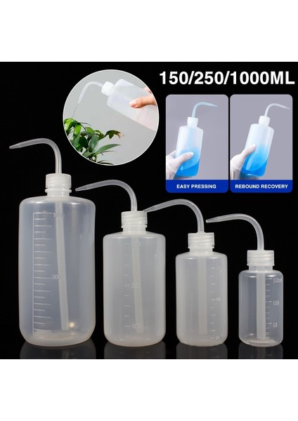150 500 ml 1/2/4 Adet Sıkmak Uzun Kavisli Et Şeffaf Su Şişesi Sıvı Konteyner Sprey Çiçek Saksı Sulama Araçları Yeniden Kullanılabilir (Yurt Dışından)