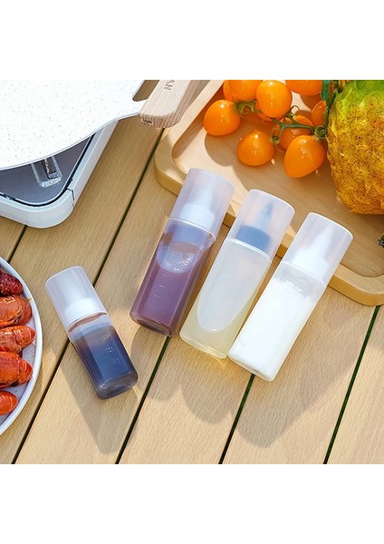 40 ml Siyah Açık Piknik Taşınabilir Sıkılabilir Şişe Mini Sos Şişesi Salata Sosu Ketçap Dağıtıcı Çeşni Konteyner Baharat Araçları (Yurt Dışından)