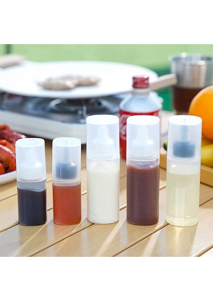 40 ml Siyah Açık Piknik Taşınabilir Sıkılabilir Şişe Mini Sos Şişesi Salata Sosu Ketçap Dağıtıcı Çeşni Konteyner Baharat Araçları (Yurt Dışından)