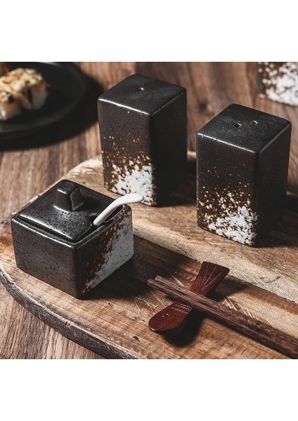 H Japon Vintage Seramik Baharat Kavanoz Ev Soya Sosu Şişesi Biber Kavanoz Kürdan Kutusu Mutfak Eşyaları Baharat Kutusu Ev Dekor (Yurt Dışından) indirimleri