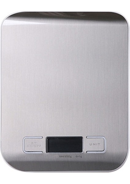 CF102-5KG 10/5kg Ev Mutfak Terazisi Paslanmaz Çelik Tartı Ölçeği Gıda Diyet Dengesi Ölçme LCD Hassas Elektronik Terazi (Yurt Dışından)