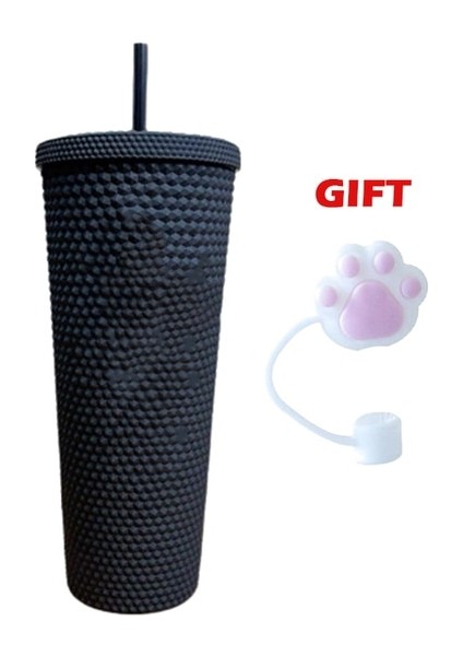 1 Adet 710 ml Logolu 700 ml Yeniden Kullanılabilir Renk Değişimi Flaş Parlak Kahve Fincanları Plastik Tumbler Kapaklı Plastik Bardak Logolu Kahve Kupa Kahve Dükkanı Için (Yurt Dışından)