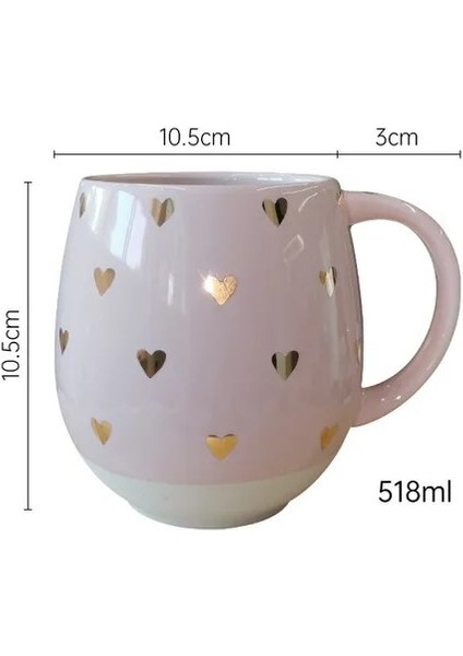 010 500ML Pot Göbek Kupa Kahve Fincanı Iskandinav Kişilik Çay Bardağı Renkli Yaratıcı Fırın Değişimi Seramik Bardak Kupa Çift Hediye Bardaklar (Yurt Dışından)