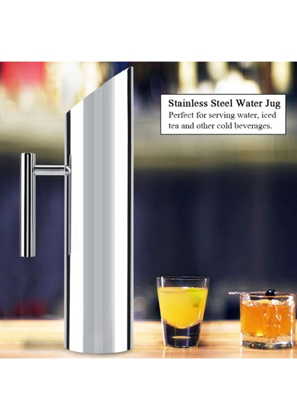 1.5l 1/1.5/2l Sürahi Pot Paslanmaz Çelik Mutfak Soğuk Şarap Su Sürahisi Sürahi Pot Sürahi Su Isıtıcısı Ev Bar Otel Ktv Içme Aracı (Yurt Dışından) indirimleri