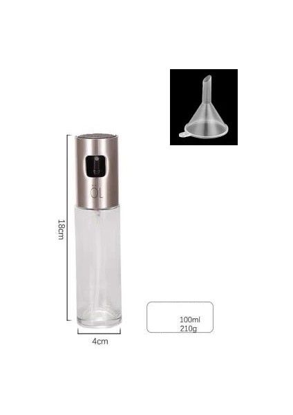 Rose Gold-A Püskürtücü Şişe-Dispenser Barbekü Aleti Mutfak Aletleri Sirke Zeytinyağı Pişirme Paslanmaz Çelik Paslanmaz Çelik Tencere Zeytin-Pompa (Yurt Dışından)