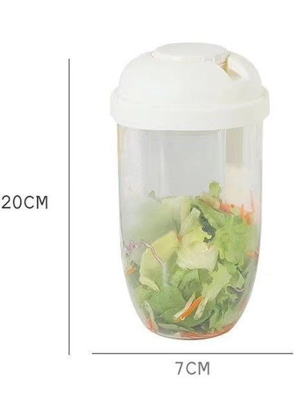 Açık Mavi 1000 ml Taşınabilir Kahvaltı Yulaf Ezmesi Tahıl Fındık Yoğurt Salata Bardağı Konteyner Seti Çatal Sos Bardağı Kapaklı Bento Yiyecek Kasesi Mutfak Öğle Yemeği Kutusu (Yurt Dışından)