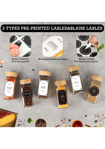 2 Adet Kavanoz Seti Mutfak Organizatör ve Saklama Kabı Bambu Kapaklı Cam Baharat Kavanozları Tuz ve Biber Çalkalayıcılar Baharat Organizatör Baharat Kavanoz Seti (Yurt Dışından) modelleri