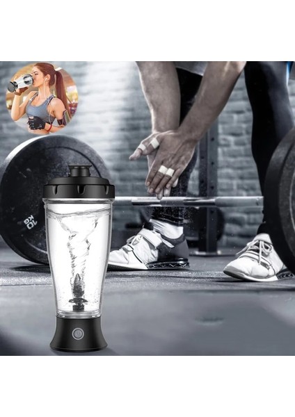 Orange-Nobattery 450ML 450ML Elektrikli Protein Tozu Karıştırma Kupası Otomatik Çalkalayıcı Şişe Mikser Sallama Şişesi Süt Kahve Blender Su Isıtıcısı Akıllı Mikser (Yurt Dışından)
