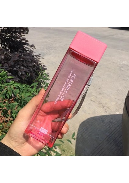 450ML Pembe 780ML Spor Su Şişesi Açık Su Pipetli Şişe Plastik Taşınabilir Su Bardağı Dinkware Kamp Bisiklet Şişesi Mutfak Gereçleri (Yurt Dışından)