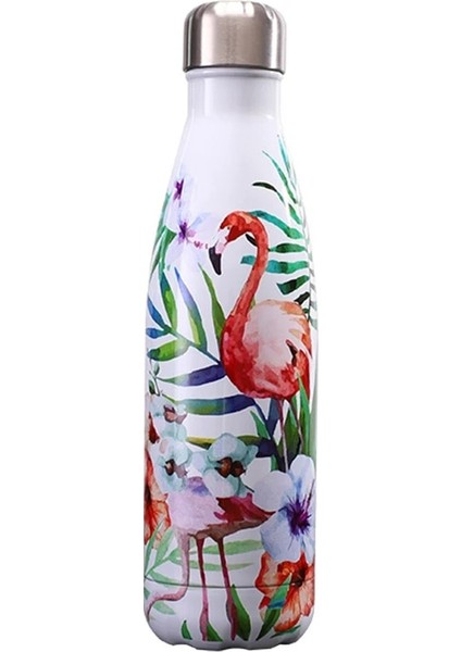 No.3 500 ml Yalıtımlı Paslanmaz Çelik Termos Kupa Spor Su Şişesi Sıcak Soğuk Su Şişesi Termos Kahve Fincan Şişesi (Yurt Dışından)