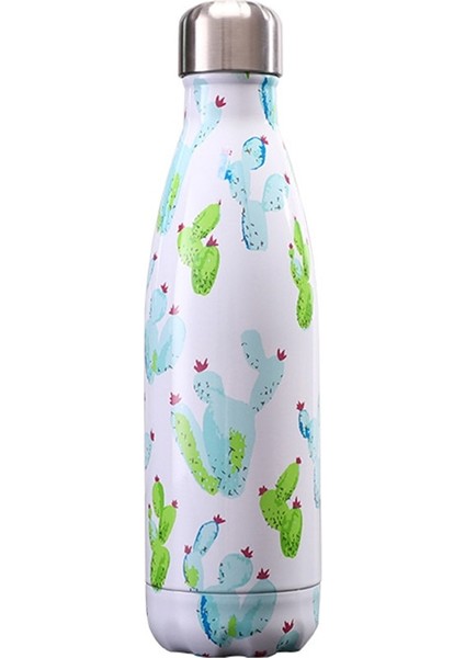 No.3 500 ml Yalıtımlı Paslanmaz Çelik Termos Kupa Spor Su Şişesi Sıcak Soğuk Su Şişesi Termos Kahve Fincan Şişesi (Yurt Dışından)