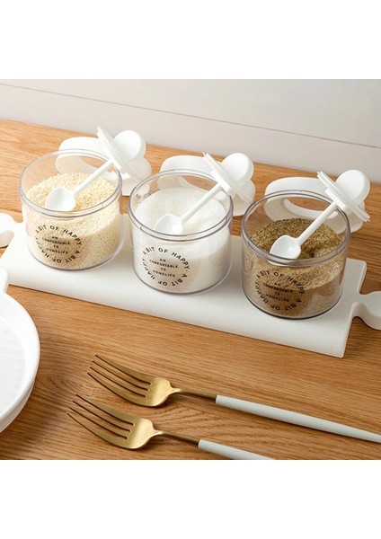 No 02 Baharat Kutusu Plastik Mutfak Baharat Kavanozu Toz Geçirmez Baharat Saklama Kabı Kaşıklı Yeşil (Yurt Dışından) fırsatları