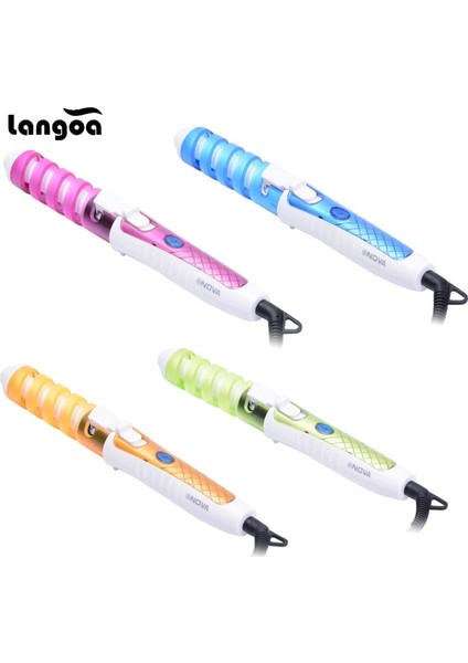 Mavi Profesyonel Elektrikli Doğrultma Demir ve Bukle Makinesi Saç Bigudi 2 In 1 Saç Düzleştirici Düz Ütüler Seramik Şekillendirici Araçları (Yurt Dışından) modelleri