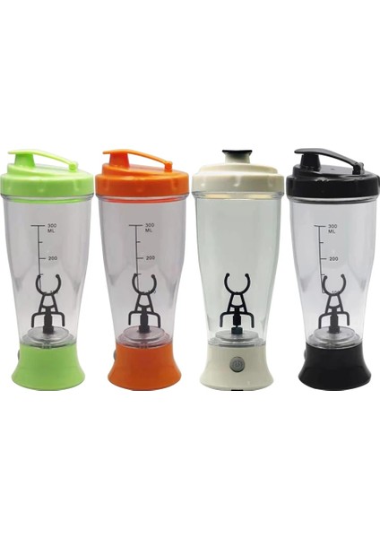 Siyah 350 ml Elektrikli Protein Tozu Karıştırma Fincan Taşınabilir Süt Kahve Blender Su Isıtıcısı Seyahat Spor Salonu Eğitim Shaker Şişeleri (Yurt Dışından)