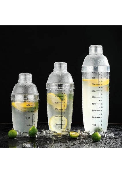 350 ml Shaker Şişeleri Sızdırmaz Pc Kokteyl Shaker Ölçekli Barmen Parti Içecek Mikser Mutfak Aletleri (Yurt Dışından)
