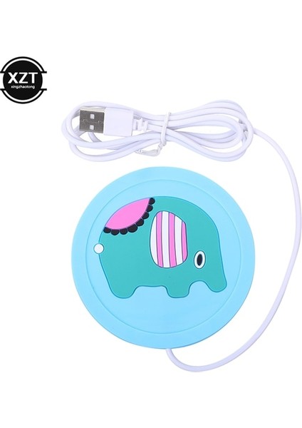 Elephone M USB Güç Kaynağı Çay Kahve Fincanı Kupa Isıtıcı Isıtma Fincan Mat Pad Bardak Ofis Gadget Karikatür Orijinal Ahşap Tahıl Kupa Pedi (Yurt Dışından) fiyatları