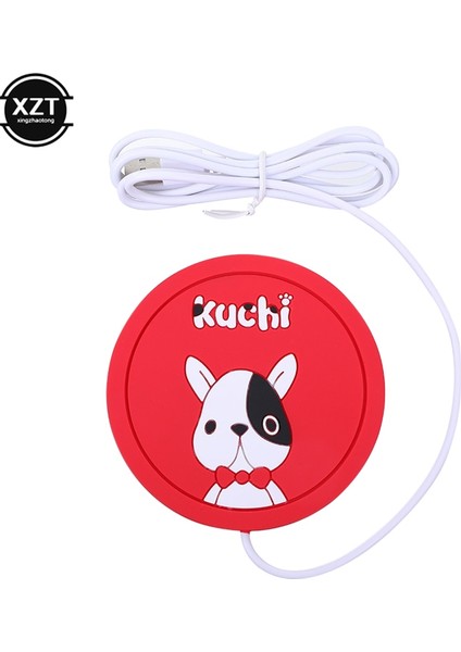 Elephone M USB Güç Kaynağı Çay Kahve Fincanı Kupa Isıtıcı Isıtma Fincan Mat Pad Bardak Ofis Gadget Karikatür Orijinal Ahşap Tahıl Kupa Pedi (Yurt Dışından) modelleri