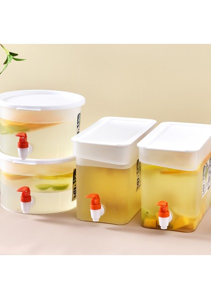 Yuvarlak Şekil 2.5l Yeni Büyük Buzdolabı Musluklu Soğuk Su Isıtıcısı Limonata Şişesi Drinkware Su Isıtıcısı Pot Içecek Sebili Soğuk Su Kovası Mutfak (Yurt Dışından) fırsatları