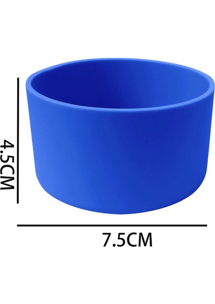 Gül Kırmızı 7.5cm 32OZ-40OZ 7.5/9cm Silikon Bardak Alt Koruyucu Kapak Bardak Tutucu Bardak Alt Kapak 90MM Termos Şişe Tabanı Yalıtım Kılıfı (Yurt Dışından)