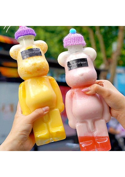 500ML 300-700ML Sevimli Kardan Adam Içme Bardağı Taşınabilir Shaker Yıldız Ayı Içecek Şişesi Mutfak Süt Çay Su Şişesi Ev Çift Noel Şişe Hediye (Yurt Dışından)