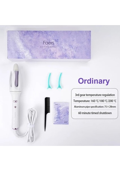 Negatif Iyon Olmadan Bize Otomatik Saç Bigudi Sopa Negatif Iyon Elektrikli Seramik Bigudi Hızlı Isıtma Dönen Sihirli Curling Demir Saç Bakımı Şekillendirici Aracı (Yurt Dışından)