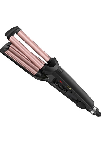 Pembe Au Saç Şekillendirici Saç Waver Şekillendirici Araçları Saç Maşaları Elektrikli Curling Profesyonel Saç Araçları Bukle Makinesi Seramik Üçlü Varil (Yurt Dışından)