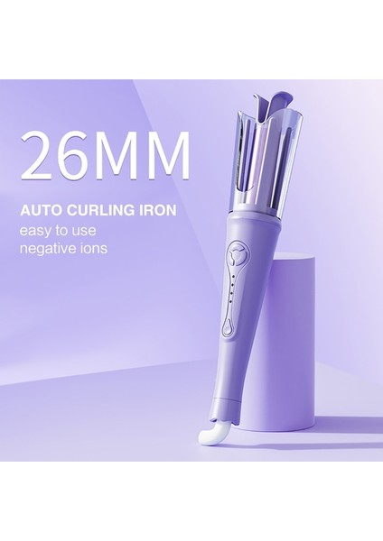 Mavi Mor Ingiltere Otomatik Saç Bigudi Dönen Seramik Bukle Makinesi Şekillendirici Aracı Sıkma Saç Demir Kore Büyük Dalga Hızlı Modelleme Saç Araçları (Yurt Dışından)