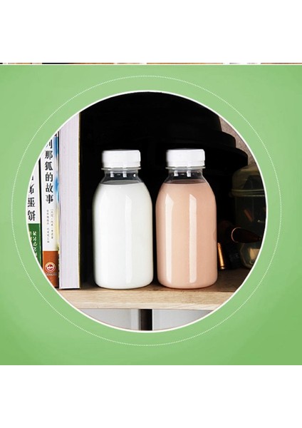 D Gösterildiği Gibi Plastik Süt Şişesi Şeffaf Plastik Süt Saklama Şişeleri Içecek Içme Şişeleri Dış Mekan Için Şeffaf Süt Su Suyu Şişesi (Yurt Dışından)