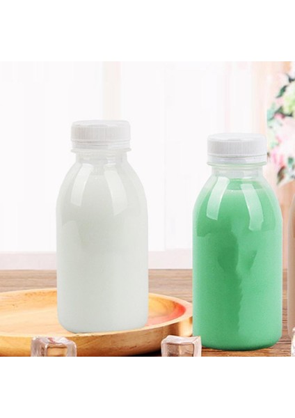 D Gösterildiği Gibi Plastik Süt Şişesi Şeffaf Plastik Süt Saklama Şişeleri Içecek Içme Şişeleri Dış Mekan Için Şeffaf Süt Su Suyu Şişesi (Yurt Dışından)